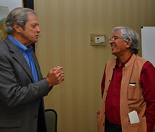 Dr. Camp (left) and Dr. Akhtar (right)